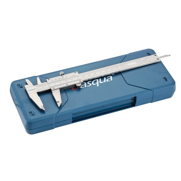 H & H Industrial Products Dasqua 0-150mm / 0-6" Stainless Steel Vernier Caliper 1550-2005 - main